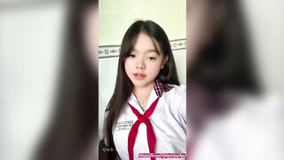 Trúc vy thpt lý thường kiệt cosplay nhún sextoy
