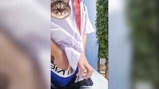 nứng quá ra ban công sục