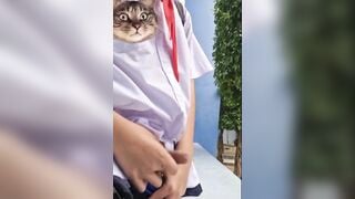 nứng quá ra ban công sục