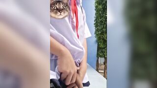 nứng quá ra ban công sục