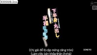 SONE-793 Mặc đồ sexy ở nhà làm con cu bự thằng em nứng quá
