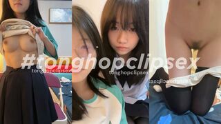 K2z912 - Em Kính Cận Thủ Dâm Trong Kí Túc Xá 8
