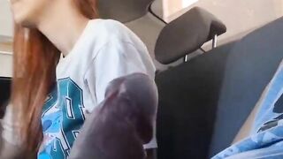 Suc cụ trên Oto, Dùng 500S nhờ nga lạ Bú cu đjt nhau trên de