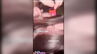 Phốt hot em tay vịn some em dj