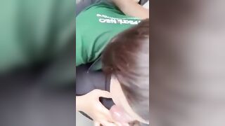Được Em Nhân Viên Ngân Hàng Phục Vụ Trên Xe
