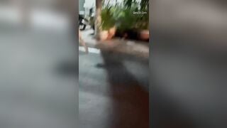 Full Clip, Hot gái Nga Ngố Khoả thân Phá Xe ở Nha Trang