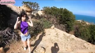 idol chibi bú cu bên bờ biển