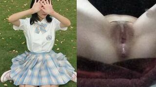Gái Teen Nghịch Móc Bướm Hồng Đẹp Không Lông