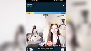 gái xinh trả kèo bigo live cạ gối sáng mắt