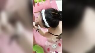 Bác Gái chiều Cháu trai, Bú Cu cho Bóp Vú sờ lồn nhưng ko cho djt nhau