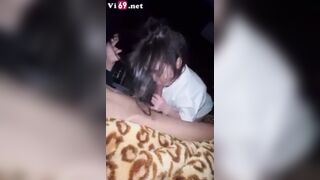 Cực hot Tiktoker La Hoàng Kì Duyên ra tập mới lộ clip liếm cu bạn trai cực đã