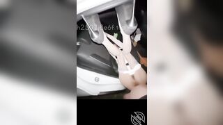 Chở e thư kí chân dài đi dạo mát rồi địt public trên oto bắn tinh ngập lồn ngoài cv