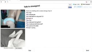 Omegle đôi bạn mê mẩn cu bự người lạ