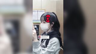 Xinh như thiên thần mà có sở thích thủ dâm khoe vếu nơi công cộng
