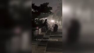 Thằn lằn bám kính là xưa rồi. Bây giờ là cưỡi ngựa đường phố