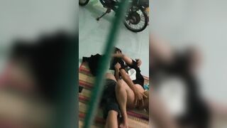 Quay lén cảnh đụ nhau cặp sinh viên
