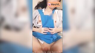 Khốn nạn, Hấp dâm e Lễ Tân Loli Mình Dây có Vú To, Xuất tinh tràn lồn ướt váy