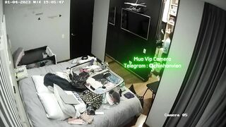 Hack Camera Vợ dâm rủ bạn về chịch tại phòng cho chồng tức