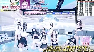 Mấy em gái Hàn live show tập thể toàn gái xinh vú to hàng ngon