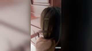 Dụ e người yêu ra hành lang chung cư đụ vừa đụ vừa mở cửa làm e ngại đỏ mặt