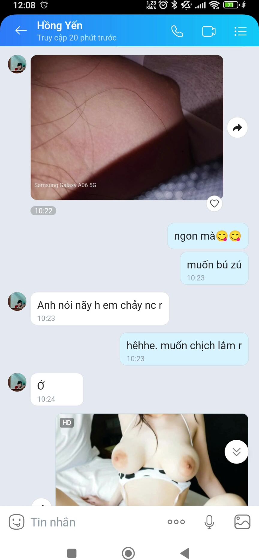 a.gái mới quen trên tt