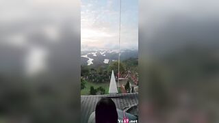 Đưa con ghệ đi nghỉ dưỡng địt banh lồn nhìn cảnh đẹp