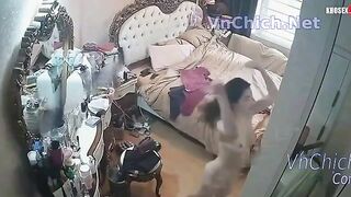 Hack Camera phòng ngủ con đĩ sugar baby bị đại gia chơi rên rỉ dâm loạn cực nứng