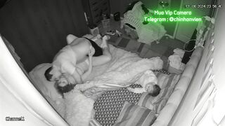 Hack Camera Ru con ngủ rồi 2 vợ chồng địt nhau