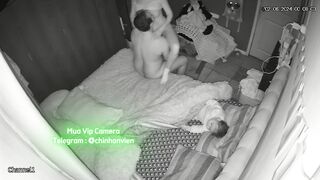 Hack Camera Ru con ngủ rồi 2 vợ chồng địt nhau