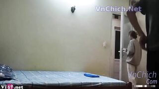 Quay lén E teen HS ka8  lần đầu Tiếp Khách Trung Quốc Bị djt xưng Bím Lồn non