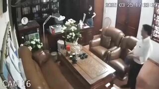 Thầy giáo Hiệu Trưởng Hải Hậu lộ cam lếu lều các nữ cô giáo đồng nghiệp