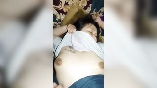 Clip Sex Ngô Huỳnh Mii 2k6 Nhắm Mắt Tận Hưởng Dương Vật Đâm Vào Lồn 2