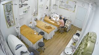 Quay lén tiệm SAPA chuyên chăm sóc lồn cho các chị em