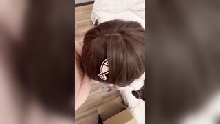 Em nữ sinh được anh xuất lên mặt sung sướng nhận từng dòng tinh nóng hổi