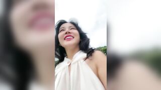 Con đĩ Hà My public tại đà lạc nơi đông người