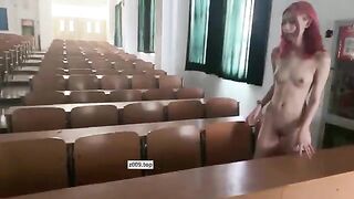 Em học sinh nhân ngày nghỉ đi thủ dâm khắp trường mình dây hàng non mới lớn