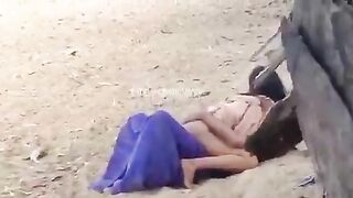 Quay lén 2 em sinh viên địt nhau ở bãi cát dâm đãng kích thích siêu dâm
