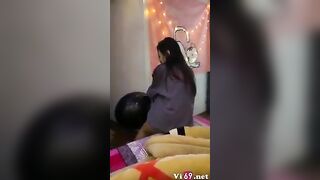 Hot Girl long Biên Bú Bóng, Xả đồ Three Some djt nhau Tập Thể vs lũ bạn