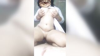 E học sinh chubby vú bự c3 vừa đi học về ch kịp cởi áo dài ra đã tự quay vid thủ dâm
