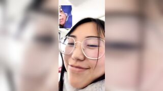 Call video gạ em rau non kính cận học sinh c3 show vú