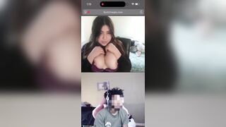 Chubby show cho trai lạ trên omegle