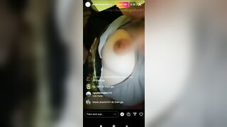 E Lê Thị Dịu Huyền vú to dâm đãng livetream show vú trên instagram