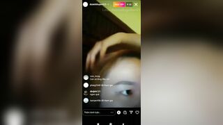 E Lê Thị Dịu Huyền vú to dâm đãng livetream show vú trên instagram