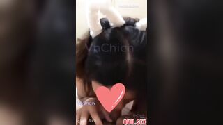 Con mèo 45kg 1m54 non tơ Quận 12 . Đưa em vào nhà nghỉ cosplay váy hồng để địt
