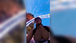 Gái xinh chubby vú to lồn múp đi dạo phố gạ trai cặc to về nhà địt