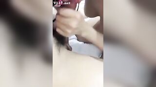 Không gì sướng bằng khi có 1 em ghệ vừa ngoan vừa dâm chủ động bú cu bóp vú chiều ny