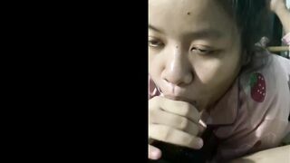 Bú cu gắn bi tới khi bắn tinh vào miệng