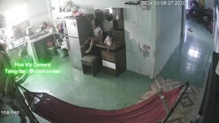 Hack Camera Con Vợ Dâm Nứng Quá Móc Chim Chồng Ra Sục
