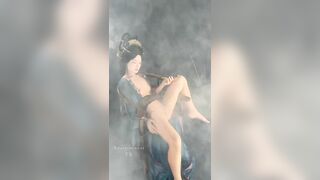 Hậu trường chụp ảnh nude hàng non  mình dây dâm đãng