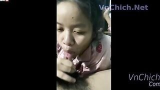 Chim gắn bi được vợ dâm bú mút xong nắc em mới sướng chứ khẩu dâm rên rỉ bị phát hiện